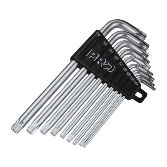 Pro Torx-avainsarja T10/T15/T20/T25/T30/T40/T45/T5