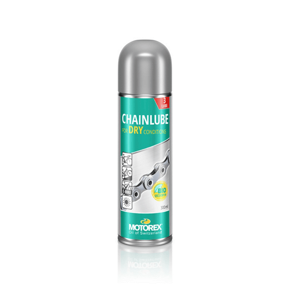 Motorex Chainlube Dry ketjuöljy 300ml spray