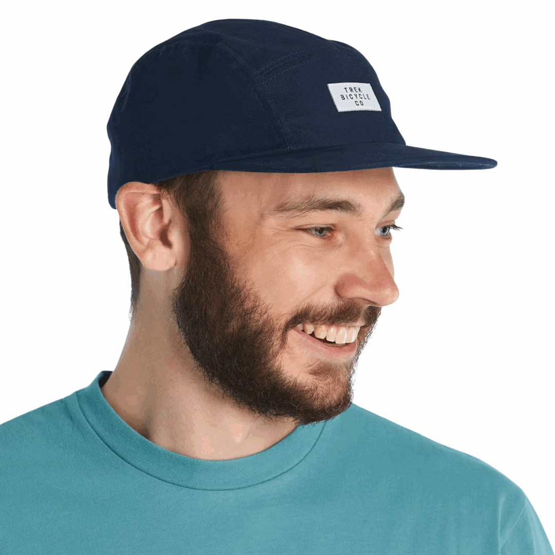 Trek Bicycle Co 5 Panel Hat navy
