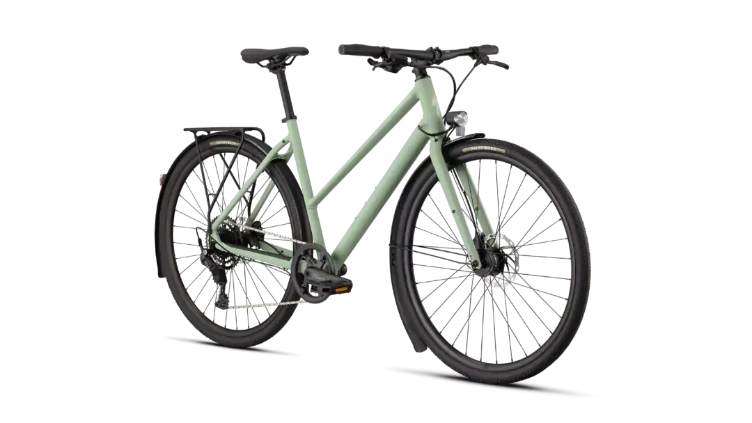 Specialized Sirrus X 2.0 Step-Through satin pistachio/dolomite metallic frost reflective - Image 3