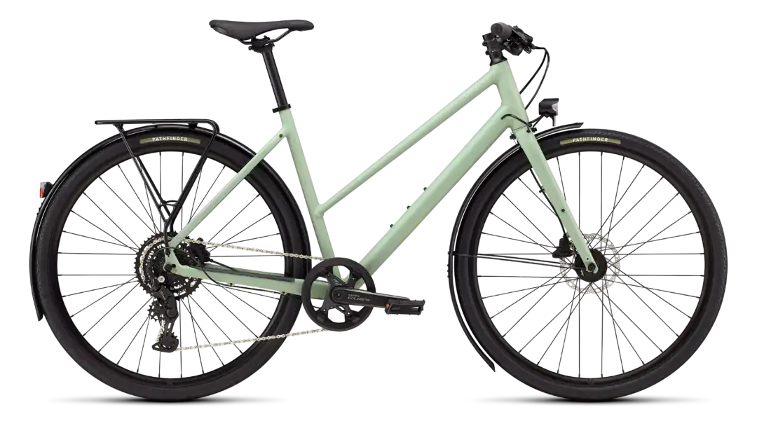 Specialized Sirrus X 2.0 Step-Through satin pistachio/dolomite metallic frost reflective - Image 2