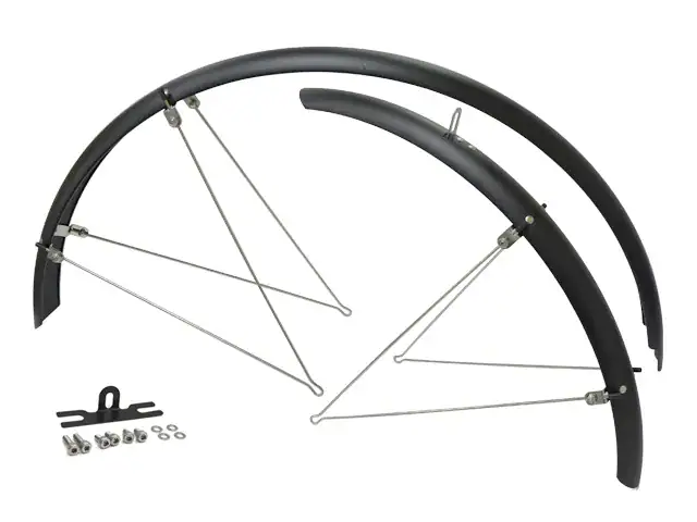 Cavo Lokasuojapari 28" aisallinen, kiinnikkeet, mattamusta 45mm
